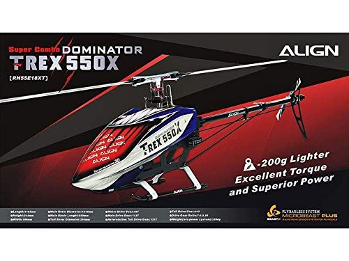 Amazon.com: Align T-REX 550X Dominator Super Combo (DS820M/DS825M